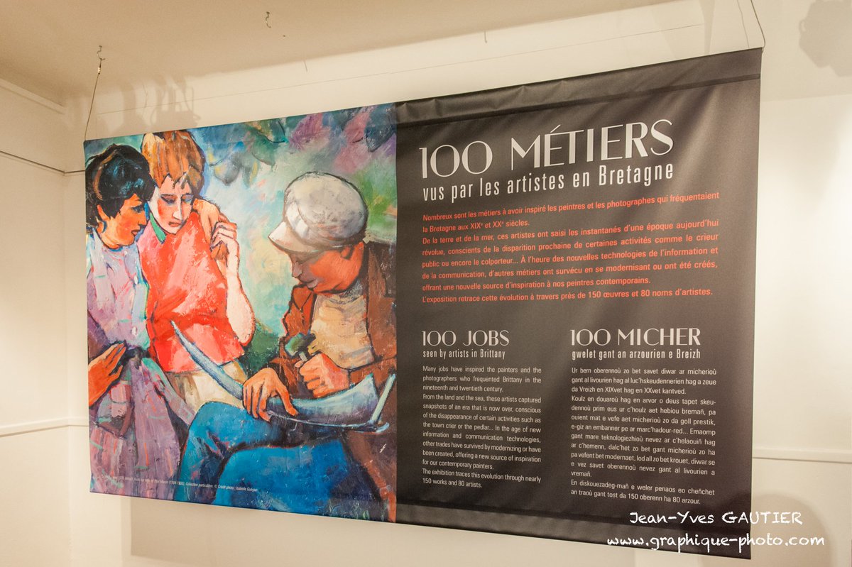 Graphique_photo's tweet photo. 100 métiers vus par les peintres et photographes (fin 19-mi 20ème  siècle) au Musée du Faouët. A voir +++   @MorbihanTourism @LorientAgglo https://t.co/nuB7Qc9Ao0