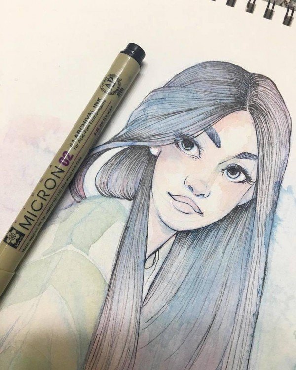 TVHLAND's tweet photo. #Dessin #Aquarelle #Encrage #Feutre #Liner #PigmaMicron par rootistabootus #Manga https://t.co/UpEaYQEZvS https://t.co/XORH2yfqji