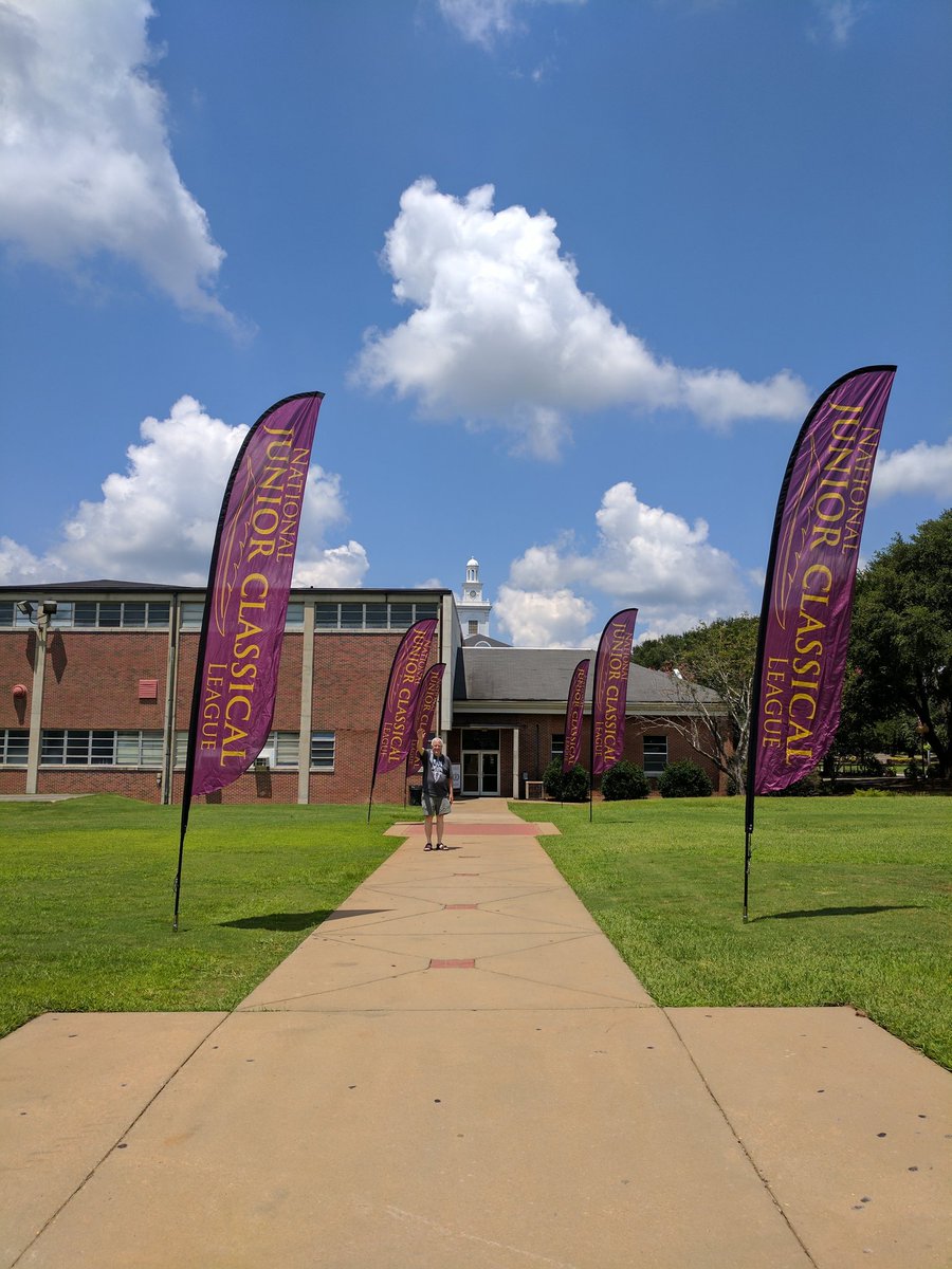 OMHSLatin's tweet photo. Dr. Howard and the Alabama delegation are ready to welcome you to #NJCL2017!! https://t.co/5spIkZR80G