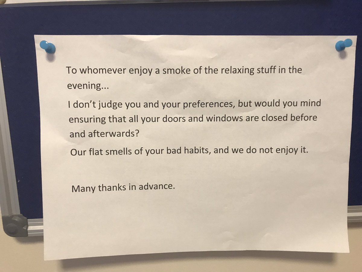 KirstenStoddart's tweet image. Someone in my old building has had ENOUGH. 2nd note in 2 weeks...#anonymousnotes