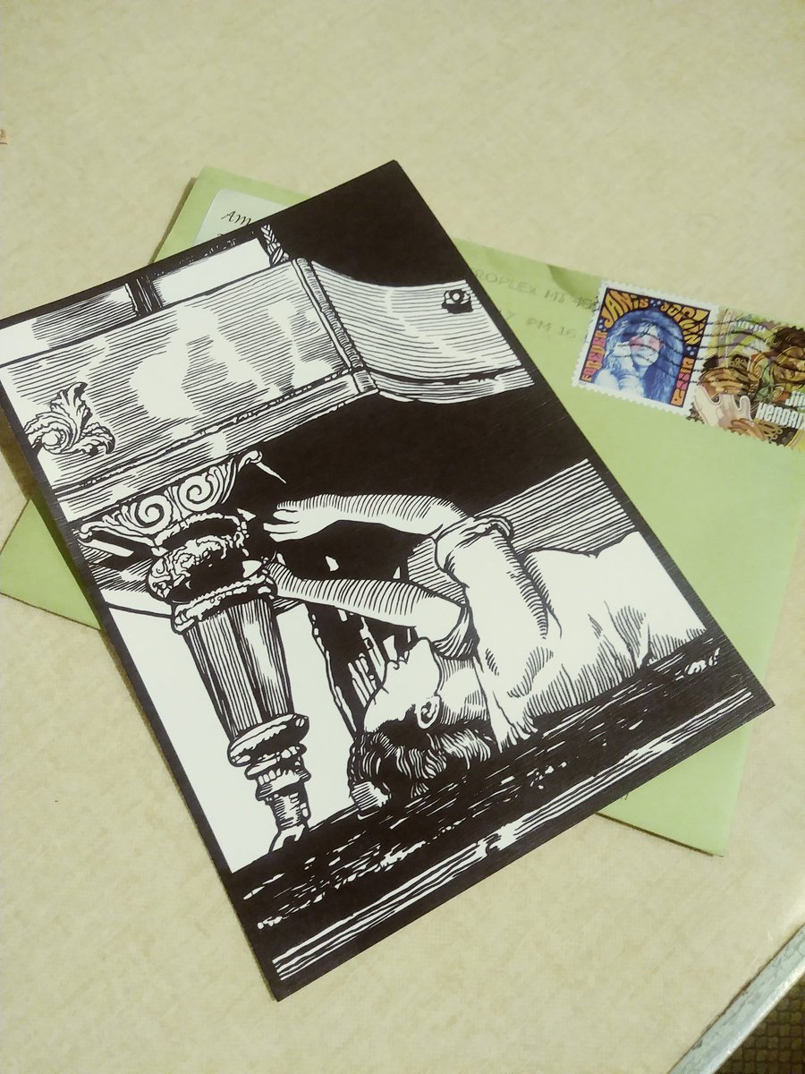 shessobootyful's tweet photo. I just received my art card, so excited! @amandapalmer , thank you so much for doing this! Blessings! #fixyourownshit #patreon https://t.co/liDB7DUxn3