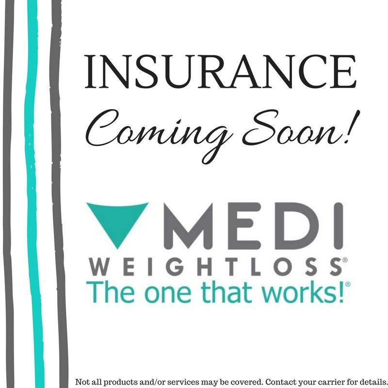We are so excited to announce that beginning on 8/8/17 we will be accepting INSURANCE! 🎉Let us help you #change your life! 💪 #Mediweightloss