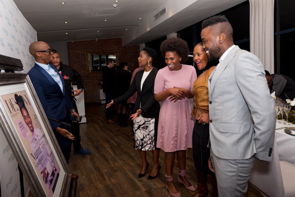 ForeverOnke's tweet photo. Such a lovely time celebrating @NunuNtshingila 's @DestinyConnect cover last week with @perrierjouet & @IWC #DestinyAugIssue #TheCodeOfMe https://t.co/oJK9LdD6y9
