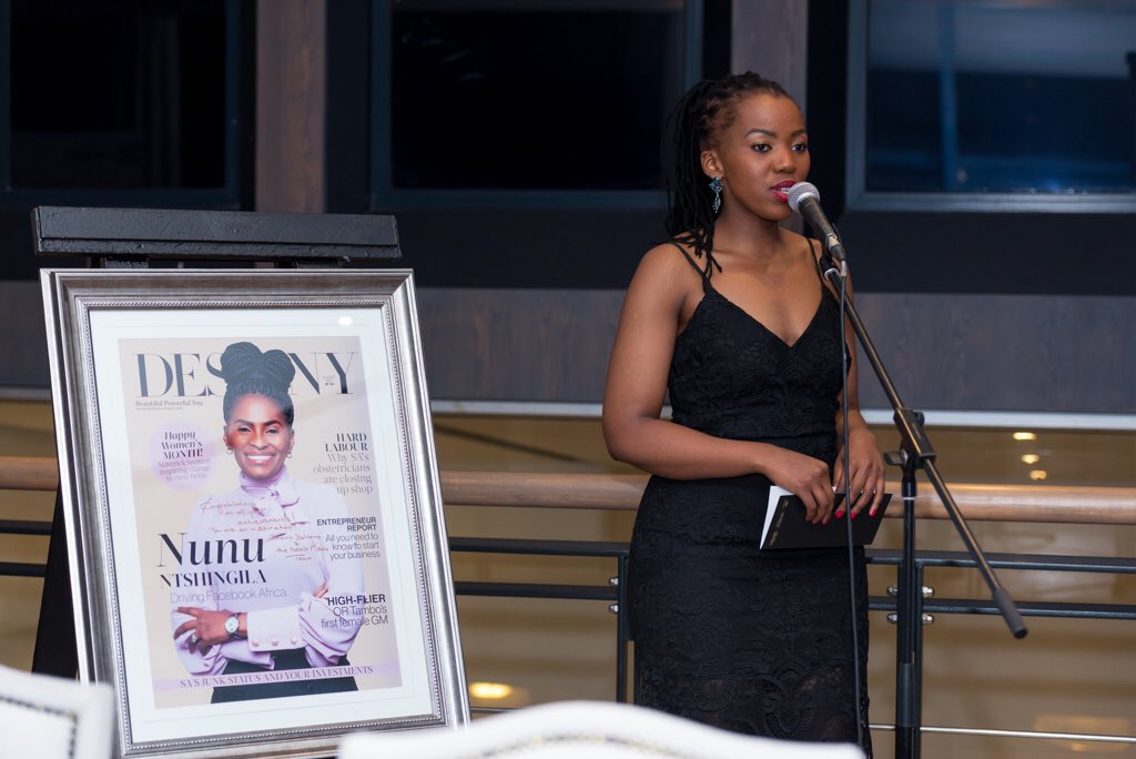 ForeverOnke's tweet photo. Such a lovely time celebrating @NunuNtshingila 's @DestinyConnect cover last week with @perrierjouet & @IWC #DestinyAugIssue #TheCodeOfMe https://t.co/oJK9LdD6y9