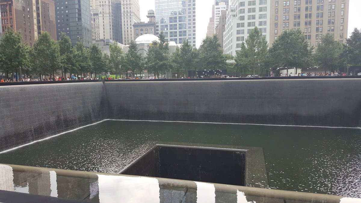 CaligariFilippo's tweet photo. "No day shall erase you from the memory of Time" Virgil #bucattolica #nytrip #911memorial https://t.co/1jxrZZe8ms