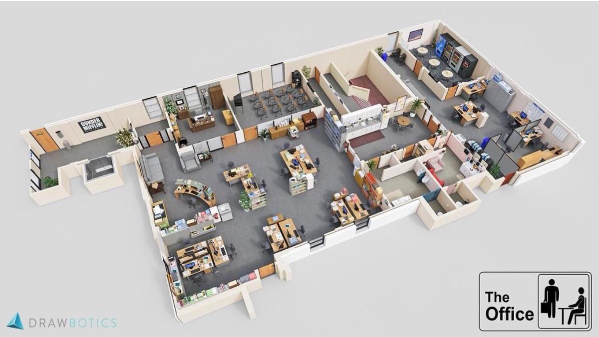 michaelscenes's tweet image. The Office map