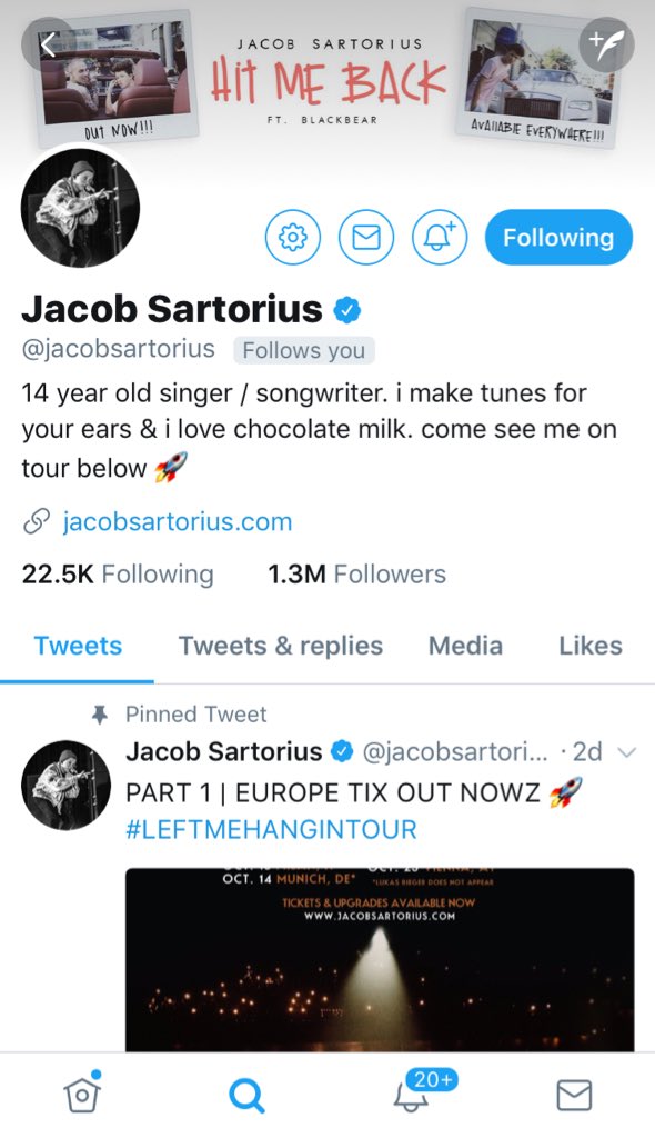 SavedDMs_'s tweet photo. Jacob Sartorius follows. https://t.co/haz43rhlsH