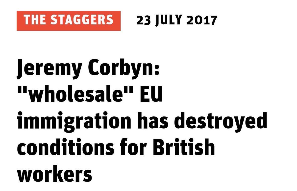 Lack of Trade Unions in workplaces and bad bosses destroys conditions, not immigrants. <a href="/TheGreenParty/">The Green Party</a> are clear on this fact. #brexit