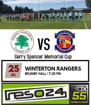 Appleby Frodingham FC (@appfrodfc) on Twitter photo Our next pre season friendly is on Tuesday night as we host <a href="/WintertonRFC/">Winterton Rangers FC</a> in the Gerry Spencer Memorial Cup ⚽️#UTS Our next pre season friendly is on Tuesday night as we host <a href="/WintertonRFC/">Winterton Rangers FC</a> in the Gerry Spencer Memorial Cup ⚽️#UTS