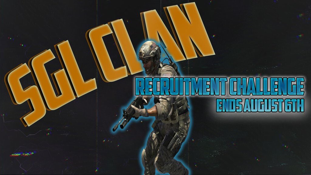 SGLAlliance's tweet photo. The SGL Clan Recruitment Challenge is now live! This is going to be a great comeback for SGL and good luck!

> https://t.co/1jR5FJP581 https://t.co/RWFMtljYxZ