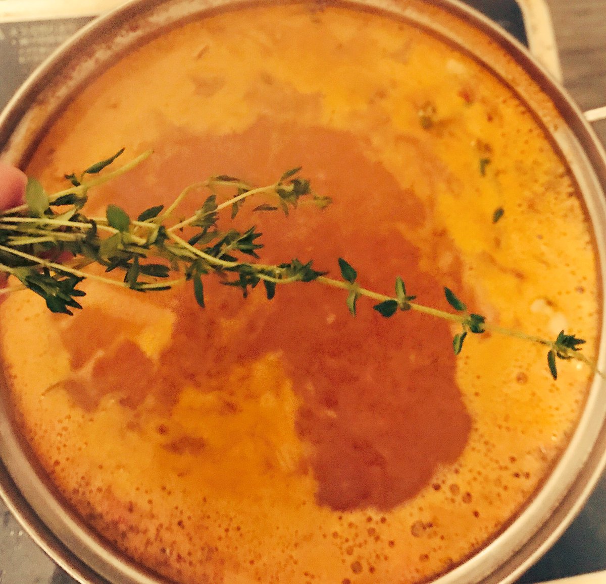 kyushubunny's tweet photo. Some things just need a little thyme. 😘 #summer #soup #getinyour #bikini https://t.co/xj4Z3OVySx
