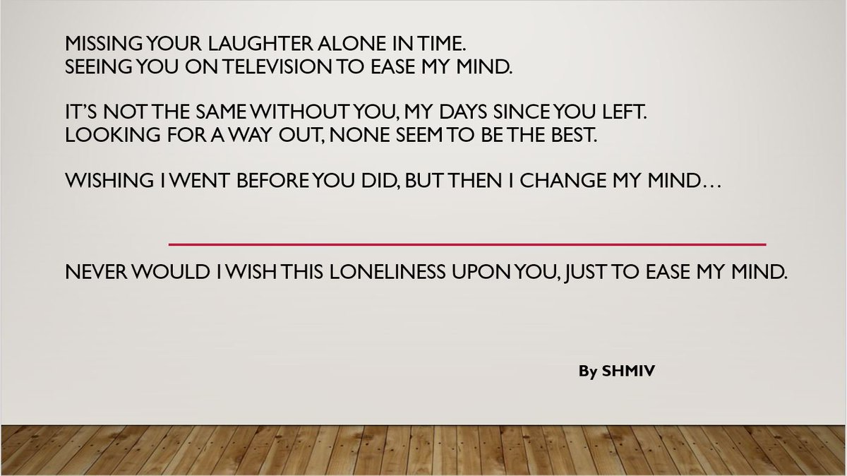 SHManchesterIV's tweet photo. #loneliness https://t.co/Cm8IAPoly4