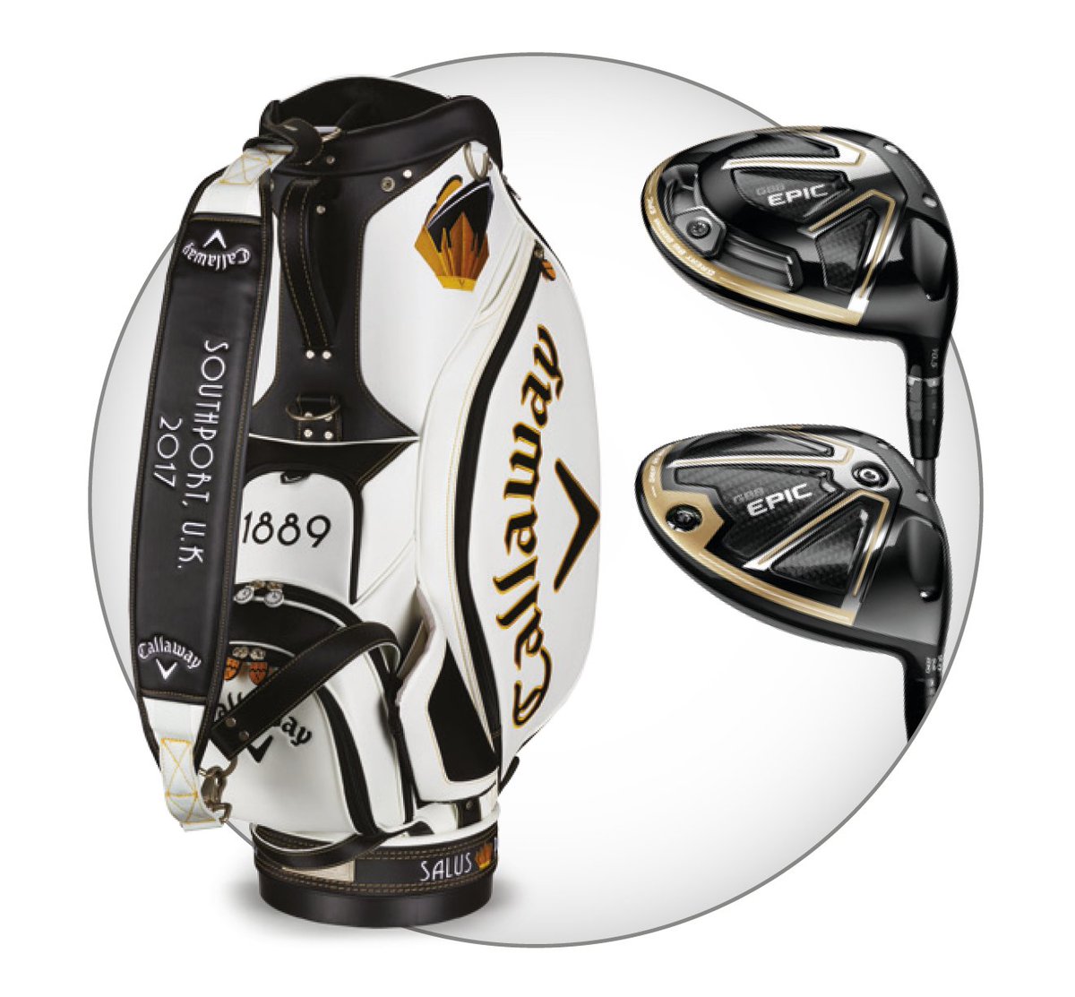 PLUS you’ll get the chance to win the Southport Major Bag created especially for #TeamCallaway for #TheOpen or a custom #EpicDriver