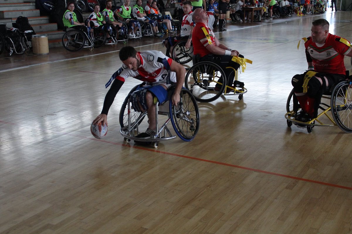 WalesRugbyL's tweet photo. Match report from @WalesWhRL @WheelchairRL @RLWC2017 defeat to @EnglandWhRL yesterday. @England_RL #FOWC2017 @IntlRL https://t.co/vBtaRxeM6E https://t.co/teULQJq0H6
