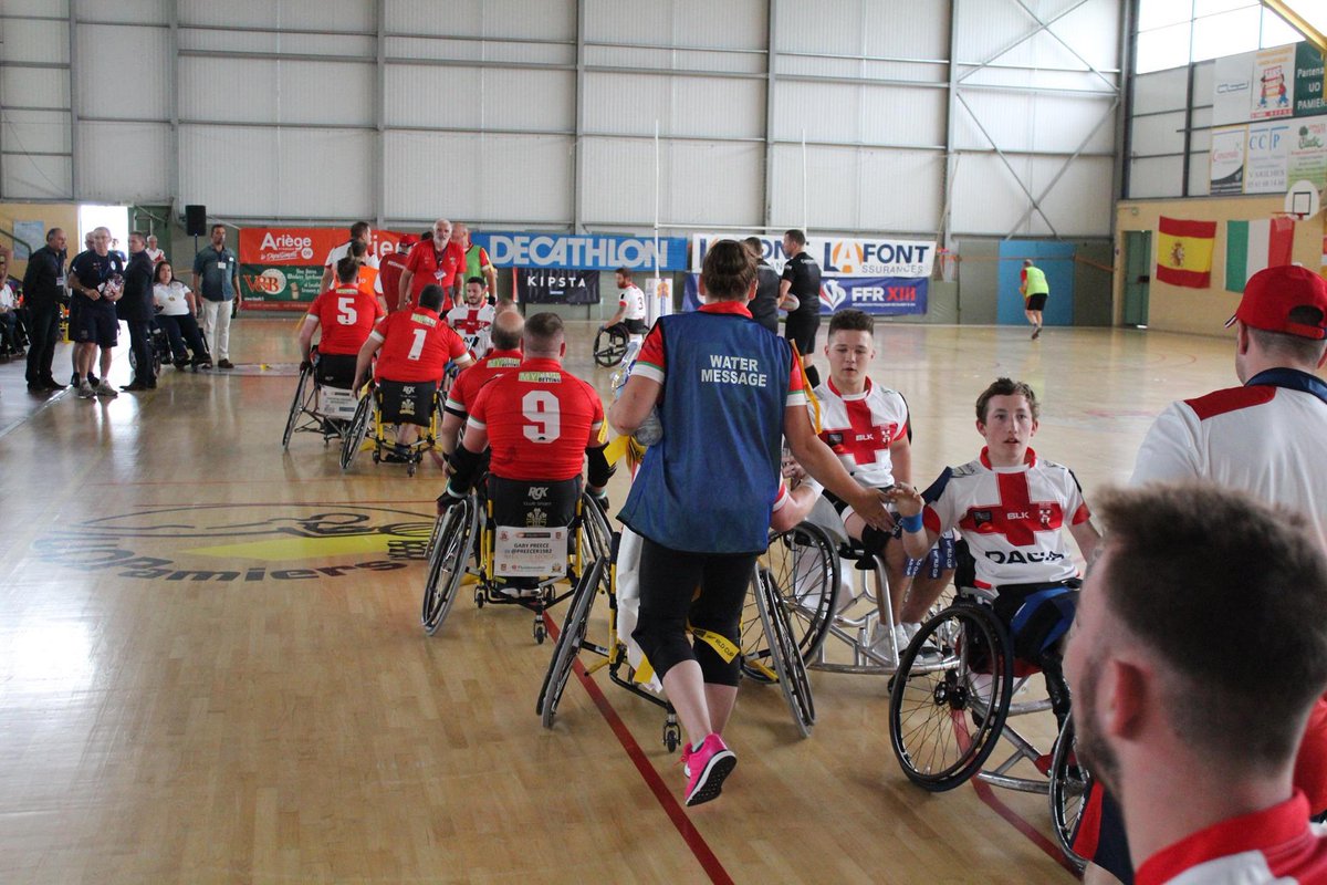 WalesRugbyL's tweet photo. Match report from @WalesWhRL @WheelchairRL @RLWC2017 defeat to @EnglandWhRL yesterday. @England_RL #FOWC2017 @IntlRL https://t.co/vBtaRxeM6E https://t.co/teULQJq0H6