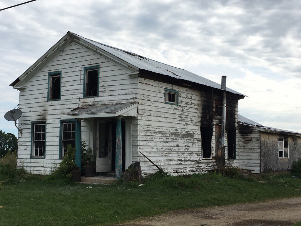 A couple says they barely made it out in time when their home caught fire Saturday night in #Plattsburgh. <a href="/MyNBC5/">MyNBC5</a>