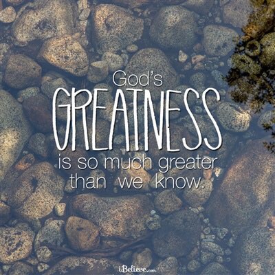 kk4me2's tweet photo. "Great is the Lord and most worthy of praise; His greatness no one can fathom."
Psalm 145:3 (NIV) https://t.co/hcx4rckkVe