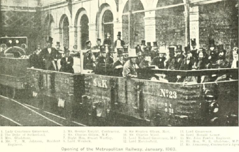 Railwaypast's tweet photo. Opening of the Metropolitan Railway 1863 https://t.co/SkZYmihBuW