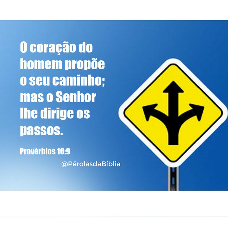 Escolha sempre o caminho que o Senhor tem para sua vida.
#PérolasdaBíblia