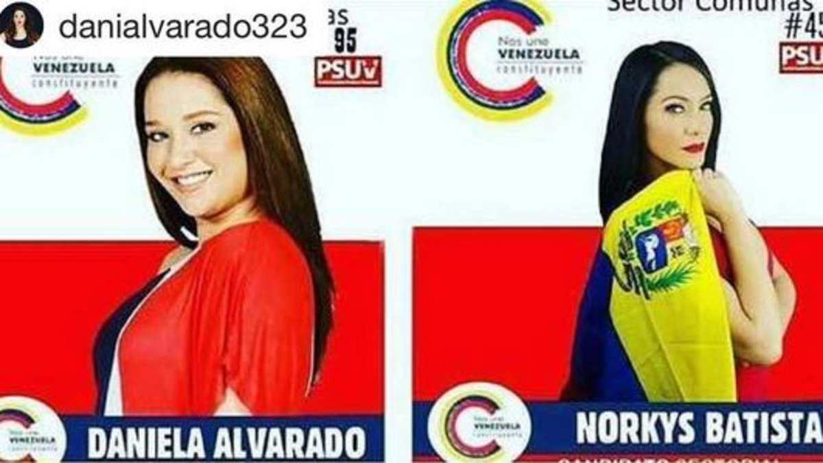ElNacionalWeb's tweet photo. [ATENCIÓN] Utilizan imagen de artistas opositores para promocionar la constituyente https://t.co/H6n6blzszw  https://t.co/8Oh51nQOqq