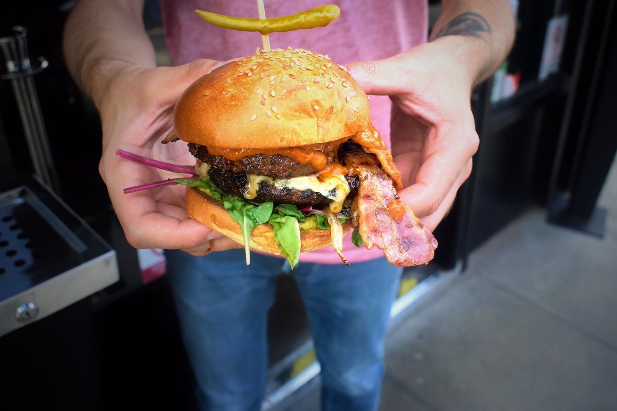 Please be quick. I've got a burger to eat #GoodMoodFood 🍔