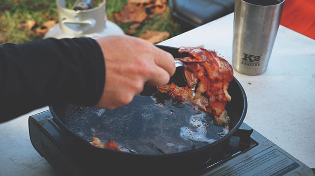 K2Coolers's tweet photo. Bacon for breakfast with The Climb ! #K2Lifestyle #hotcoffee #ELEMENT18 #camping #deercamp #K2Coolers https://t.co/OJoQCaPQN8