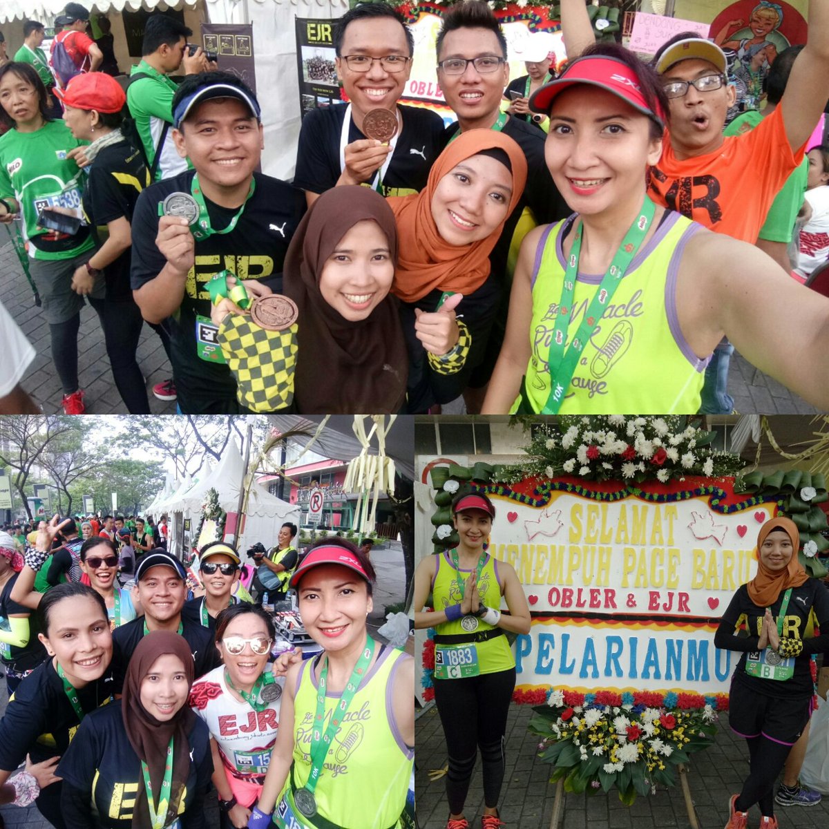 inianggia's tweet photo. Semoga silahturahmi sesama Runners tetap terjaga. #Obler vs @EJR_Runners π #miloji10k #jakartainternational10K #greenenergyforjakarta https://t.co/JiCCVQWZPp