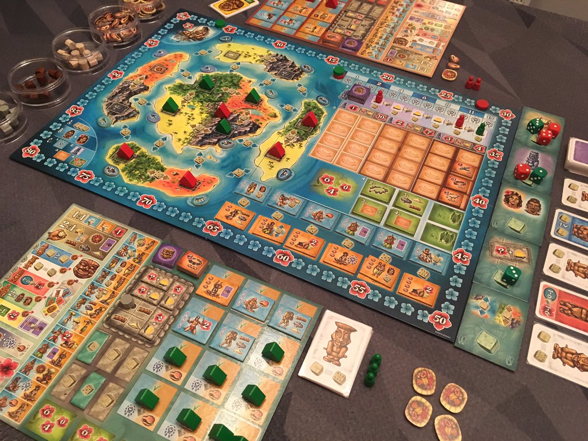 2lunas's tweet photo. Bora Bora by Stefan Feld. What a game ready for round 2 https://t.co/TFOogBQYUW