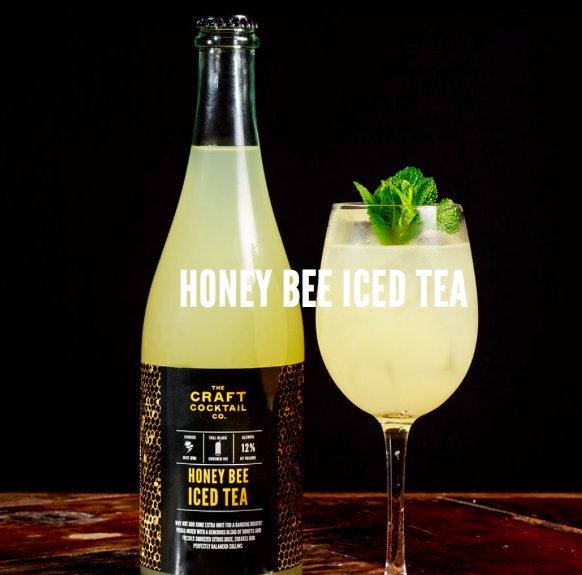 Honey Bee Iced Tea; Vodka mixed with a generous blend of honey and lemon juice creates our perfectly balanced Collins.  #drinkcleanlivedirty