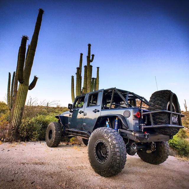 Jeep's tweet image. Go where others fear to tread. 📸: Brian