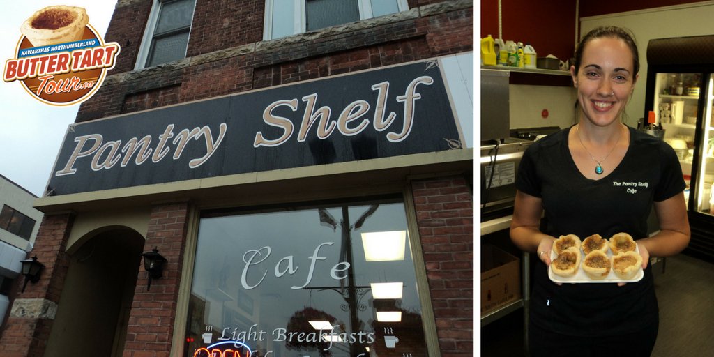 ButterTartTour's tweet photo. #ButterTartTour by boat @ Pantry Shelf Fine Foods in lovely downtown #Lindsay short walk from Lindsay St Bridge &amp; #Lock33 #TrentSevern https://t.co/nuPI5EewVP