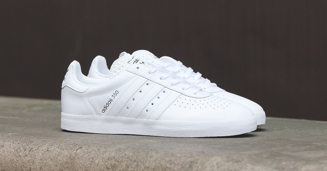 Footpatrol London on Twitter: "adidas Originals 350 Leather 'White/White' | Pairs in-store and online, priced at £65. Shop now: https://t.co/QEsOUCnXyd #adi350 / Twitter