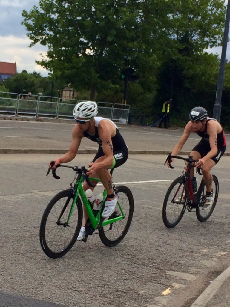 BuckoSnr's tweet photo. Very proud of @TriBucko Winner of A J Bell London Triathlon a job well done! Commiserations to @Lewisbyram! @YondaRacing @hhac https://t.co/xMtcoDGG5b
