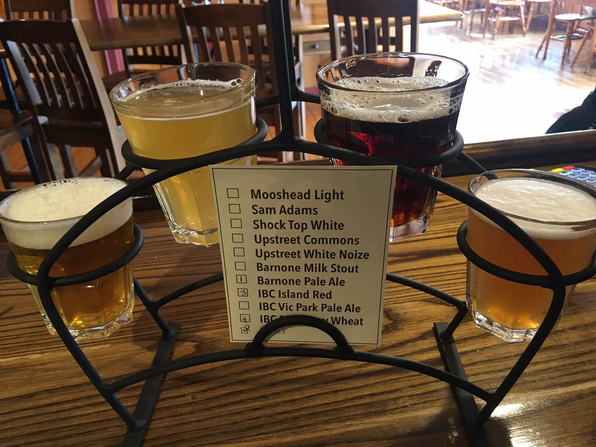 Sutherpub's tweet photo. Stop by and try one of our beer flights. We have 10 beers on tap for you to enjoy! 🍻💛🍺@UpstreetBrewing @PEIBrew @BARNONEBEER https://t.co/4j6hOHuAUB