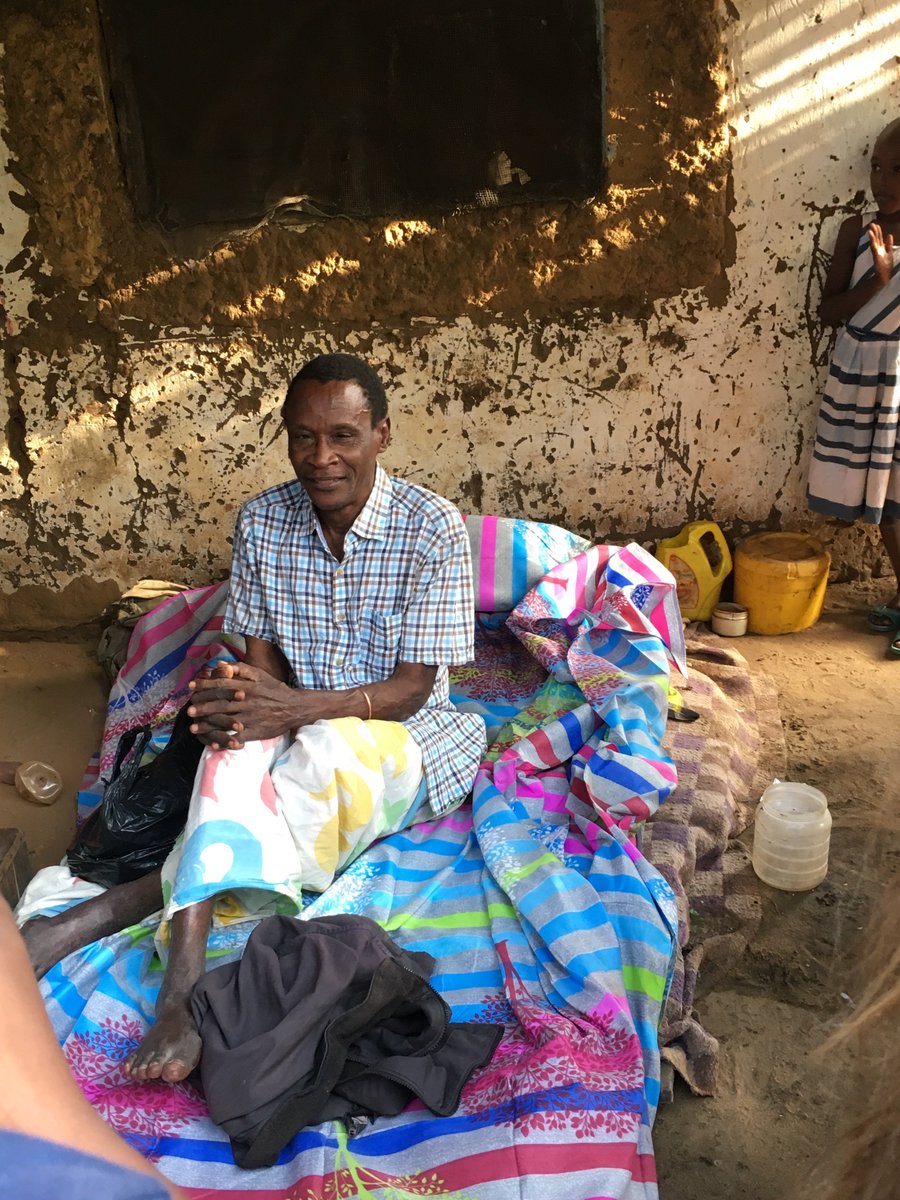 HKenya17's tweet photo. Presenting the gifts we bought to the gentleman we did all the work for. The best project I have ever done. https://t.co/fRQbP8rP52