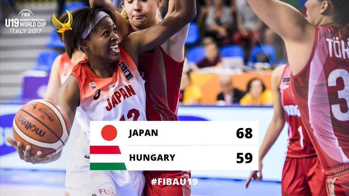 #FIBAU19: 🤗 Joy for Japan as they move to 2-0 with win over Hungary 

📊 go.fiba.com/JPNHUNu19w