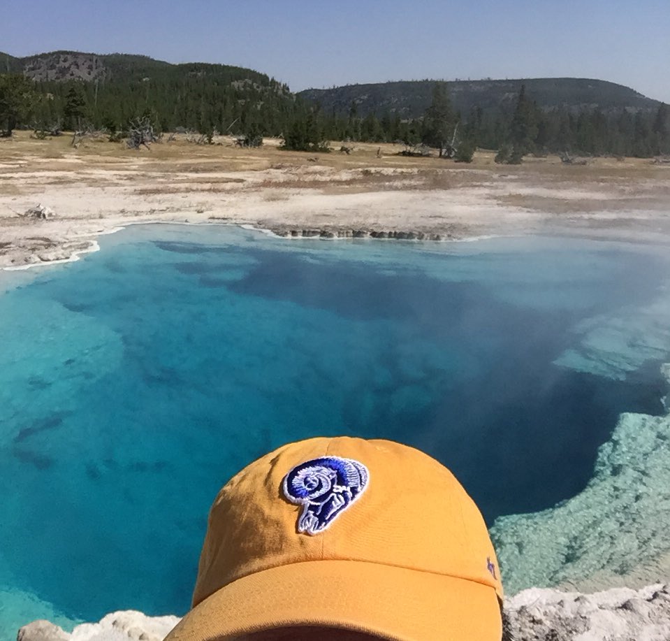 WillramWallace's tweet photo. @ThinkBlue47 @RamsNFL Nope. Another pic of the roving @RamsNFL fan. Location? #CapSelfie https://t.co/baTIIxU86N