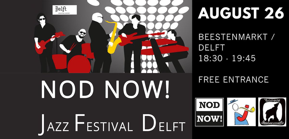 Zandoka's tweet photo. @jazzfestdelft @DelftCentre @Beestenmarkt015 https://t.co/pamKqeeZDc