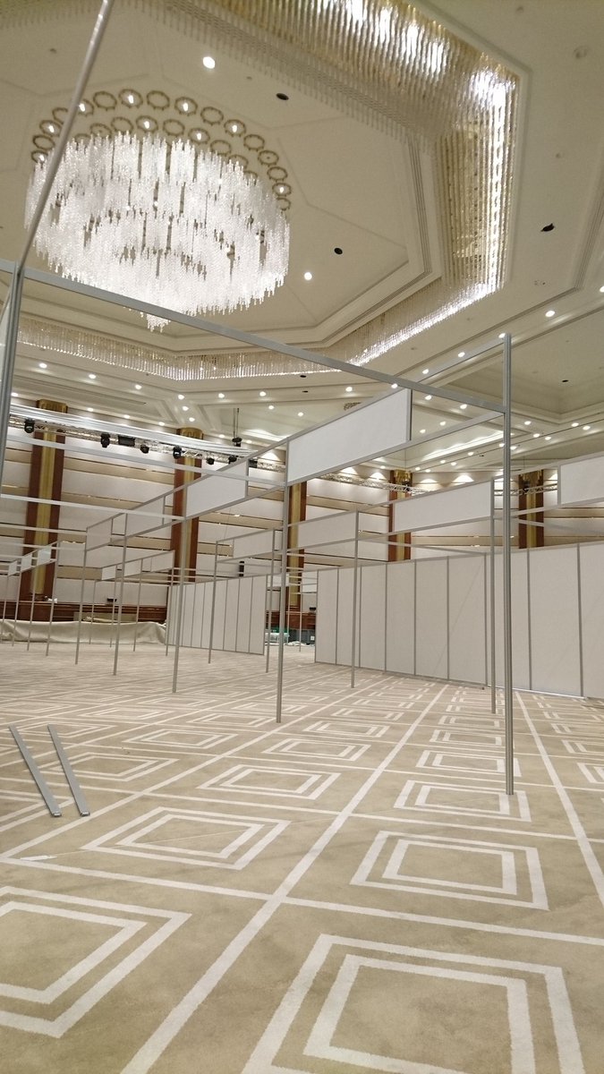 We make #luxury places look smarter 😉 #Doha #events