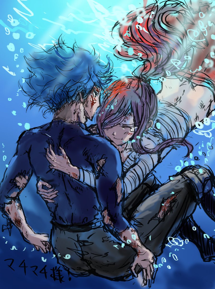 natumichobiko's tweet photo. マチマチ様@eetoomounen 　後悔しかしない絵タグ二回目参加ありがとうございました！例のあの場面の直後を想像しました（＾＾）しかしジェラールがテンパぽい・・・まあいいや　そこらへんはテキト～です https://t.co/sZkN6fe5Ym