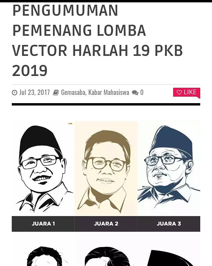 DPN_GEMASABA's tweet photo. Selamat malam semua, mohon maaf atas keterlambatan info terkait juara lomba vektor, silahkan cek link https://t.co/D4v03cvoGM #lombavector https://t.co/Euih4mXuXb