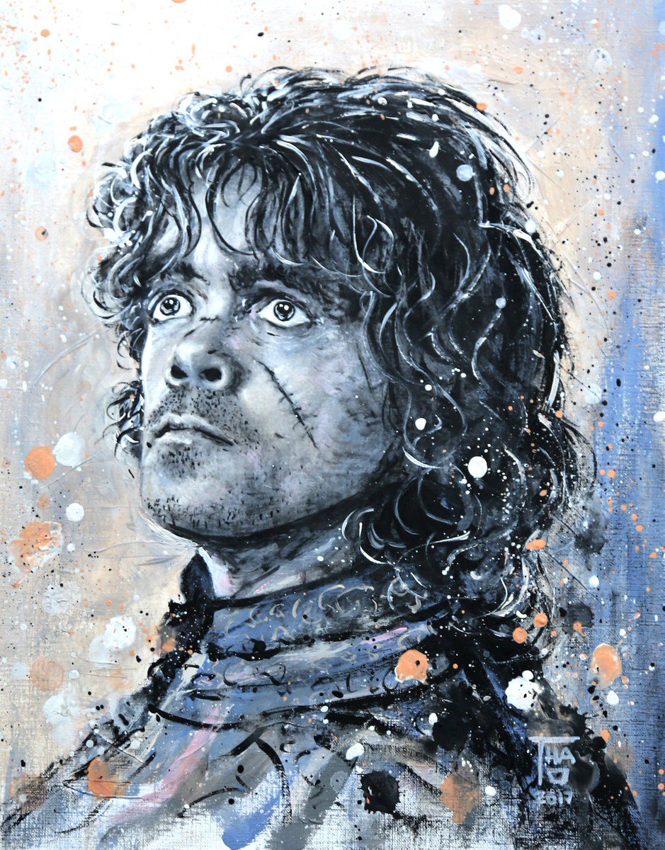 virtuallyt's tweet image. Tyrion - July 2017 - by #THAO
#acrylic #painting #GameOfThrones