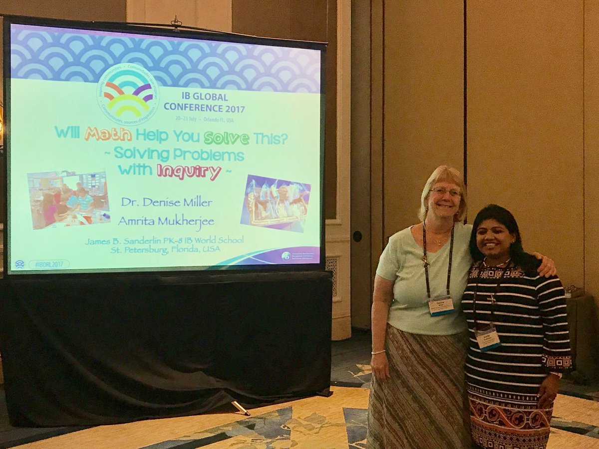 shannoniblead's tweet photo. Thanks @drdenisemiller and Amrita Mukherjee for helping us solve problems with INQUIRY #IBORL2017 #proudsisterschool https://t.co/tEIRoAuRp8