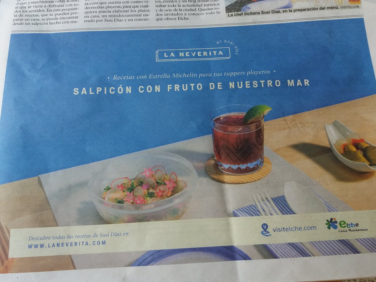 comoju's tweet photo. Recetas de tupper para comer en la playa por Susi Diaz @lafincaelche con @visitelche en https://t.co/vH5SYqJUpB #laneveritaelche https://t.co/5lBhUwETmH