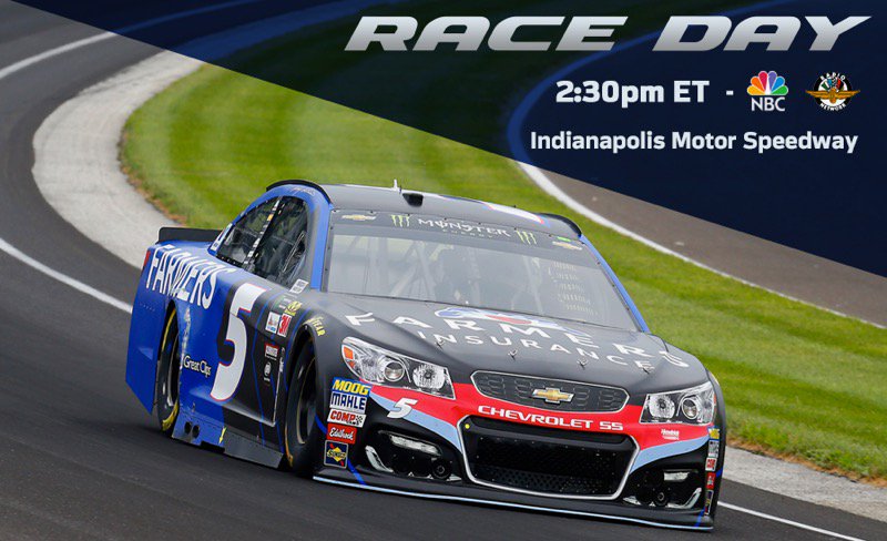 kaseykahne's tweet photo. #Brickyard400 https://t.co/QJi9mR8gra