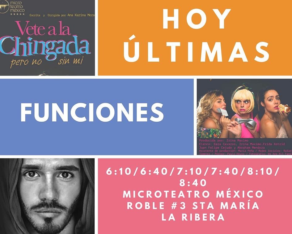 mondragonAB's tweet photo. Ultimas funciones no se pierdan #vtalachingadamx https://t.co/Zsj9D1ICbH