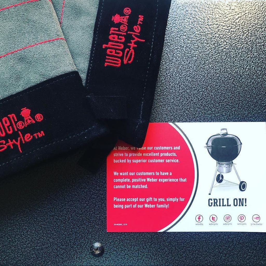 dcam39's tweet photo. ♥️ from Weber #weber #weberforlife #weberweekend #weberstyle #griillingloves #complimentarygift #loyalty https://t.co/lu61G3OKHB https://t.co/L4COqevctu