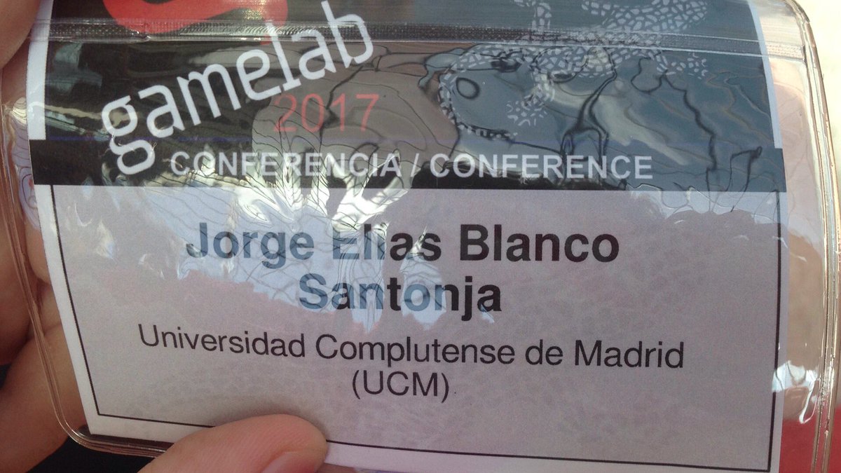 El pase a <a href="/gamelab/">Gamelab Conference</a>, que nervios tuve. Pero que bien me lo pasé.