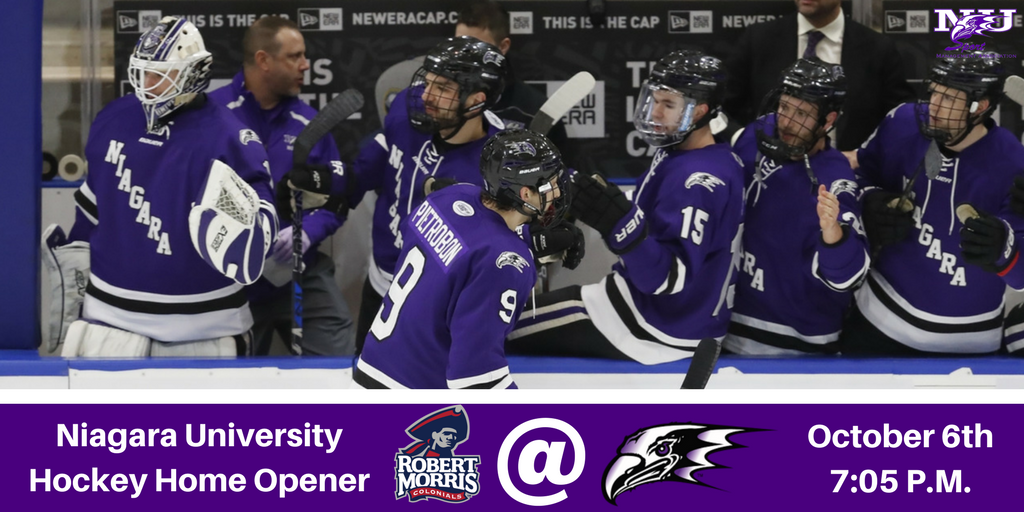 niagarauSMA's tweet photo. #Niagara21 Mark your calendars. @NiagaraUHockey returns to Dwyer Arena October 6th.

#NUSMA https://t.co/P8mB2pUr39