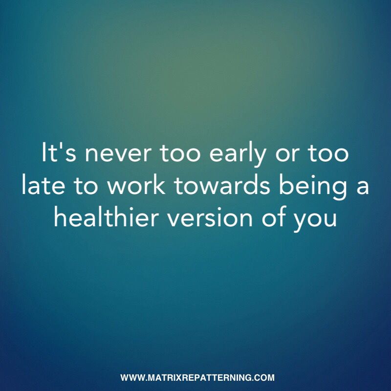 Matrix_Health's tweet photo. It's never too early or too late to work towards being a healthier version of you! #health #healthyliving #inspiration #matrixrepatterning https://t.co/gtufI01ZdG